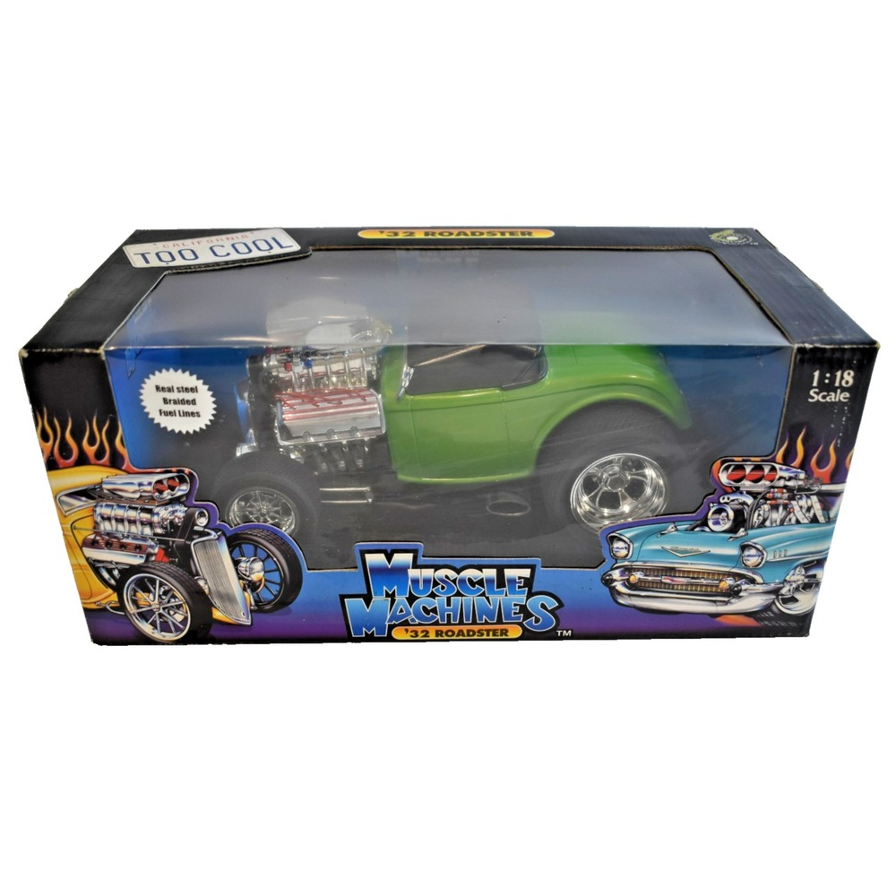 Muscle Machines 1:18 32 Roadster Green Too Cool Muscle Machines